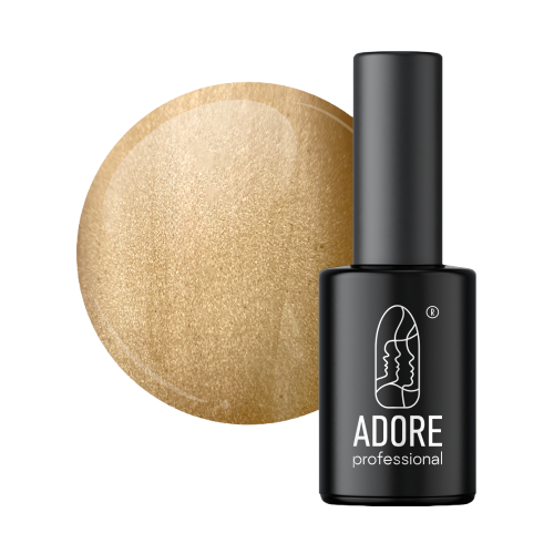 Гель-лак для нігтів Adore Gel Polish Cat&apos;s Eye Metal Glass №Mm-10 Золотисто-коричневий 8 мм