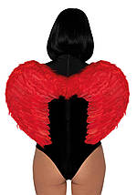 Leg Avenue Marabou feather devil wings Red, фото 3