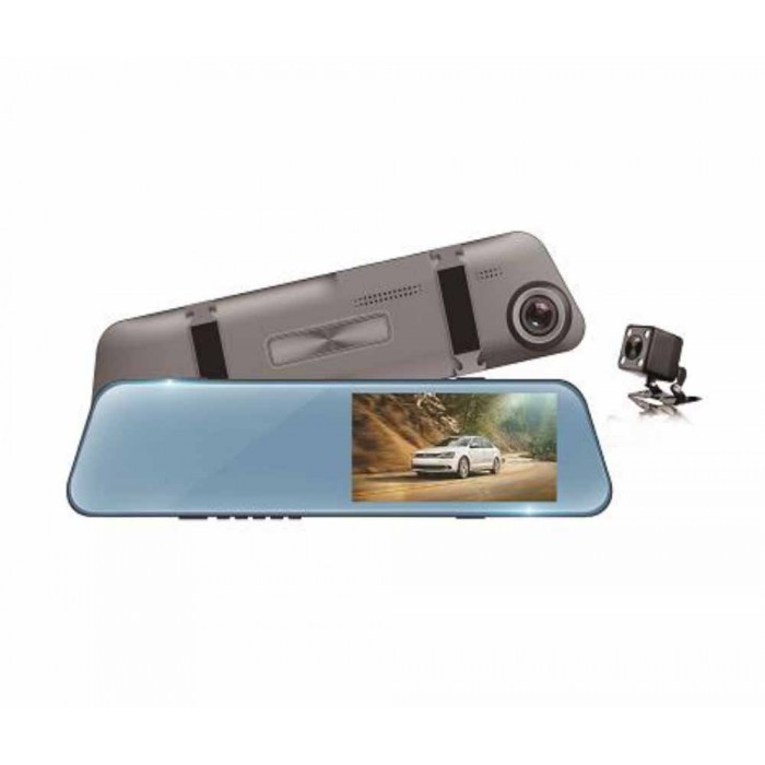 Дзеркало з відеореєстратором L1043T (2 камери) 5'' touch AHD, фото 1