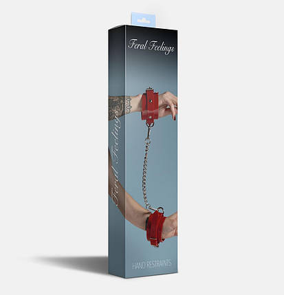 Наручники Feral Feelings - Hand Restraints Red, фото 2
