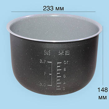 Універсальна чаша для мультиварки 5 л (товста стінка)