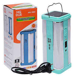 Ліхтарик із регулятором яскравості та сонячною батареєю ML-1664, 21 см, Бірюзовий, фото 3