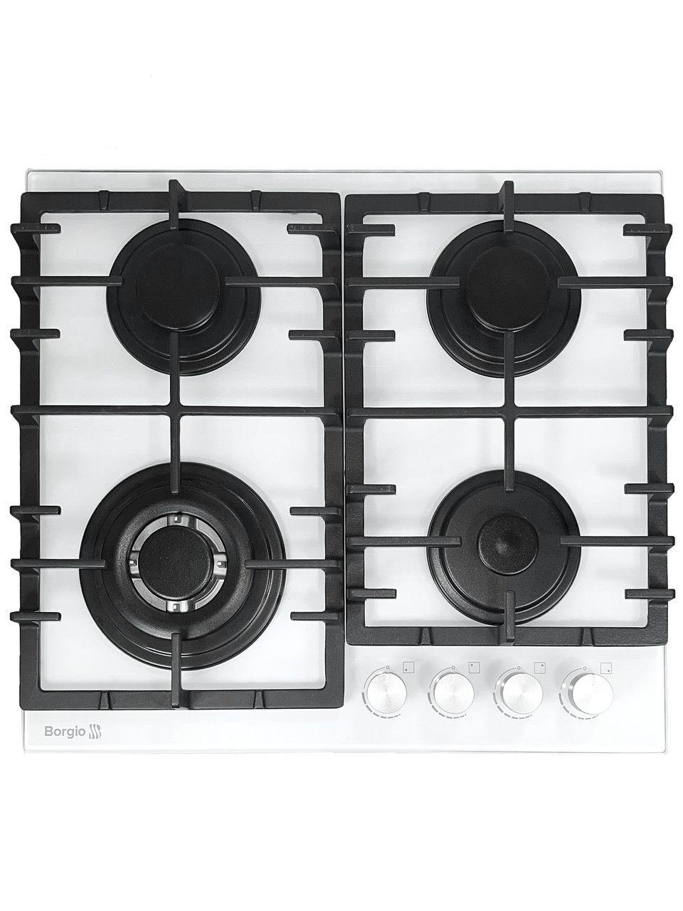 Варильна поверхня газова BORGIO DR 6392-15 White Glass FFD