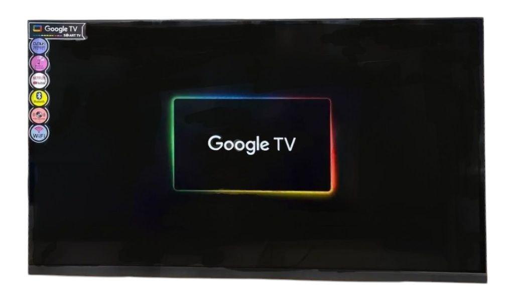 Телевізор Smart TV 32 дюйми Google TV Android 13 Т2 1,5Gb + 8Gb FULL HD USB/HDMI