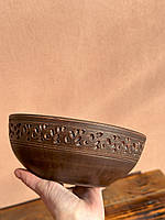 Миска салатник із червоної глини 1 л