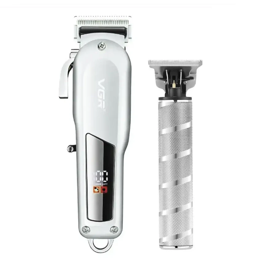 Професійний комбо-набір VGR Professional & Hair Trimmer Skeleton Silver (V-278-SL+HT 7870S), фото 1