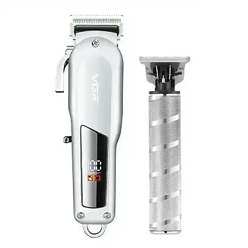 Професійний комбо-набір VGR Professional & Hair Trimmer Skeleton Silver (V-278-SL+HT 7870S)