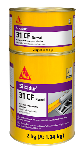 Клей конструкційний двокомпонентний епоксидний Sika Sikadur-31 CF (AB) 6 кг (сірий)