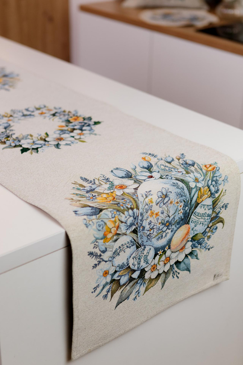 Гобеленова доріжка на стіл наперон 35x100 см., фото 1