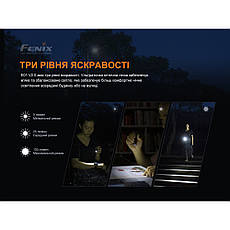 Ліхтар ручний Fenix E01 V2.0 чорний, фото 5
