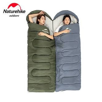 Спальний мішок Naturehike Y150L NH21MSD08, лівий, темно-зелений, фото 4