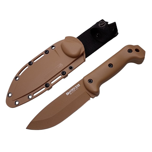 Тактичний мисливський ніж BK-2 Tka-Bar 454 із Чохлом 23см Brown (7_01780)