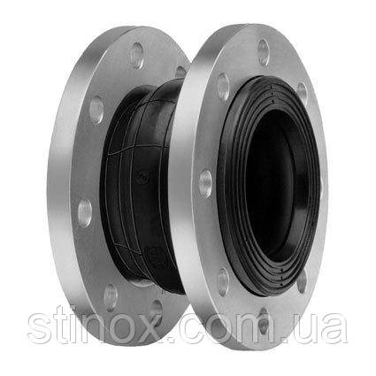 Вібровставка фланцева Ду80 Borati (Туреччина), компенсатор гумовий EPDM і сталеві фланці