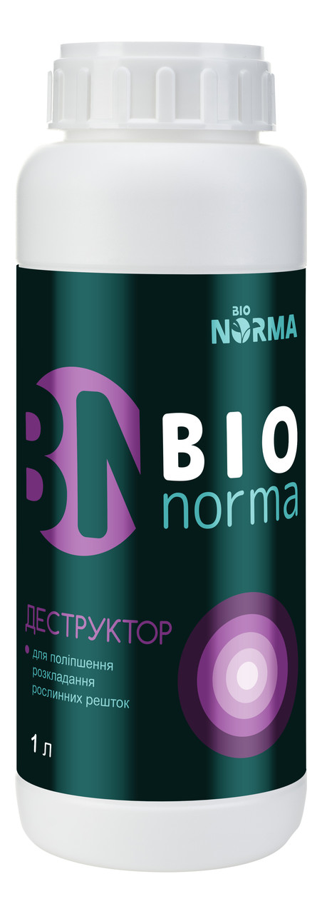 Біопрепарат для оробки стерні ДЕСТРУКТОР Bio Norma (Біо Норма) 1 л, фото 1