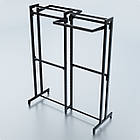 Стійка "ETOILE-250" -v2. Рейл із перфорацією для одягу, вішало торгове для бутіка, фото 9