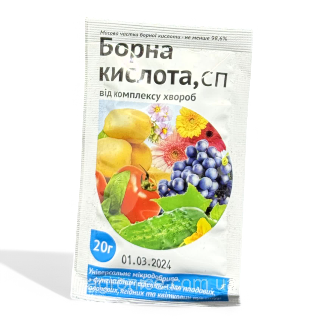 «Борна Кислота» 20г регулятор росту, фото 1