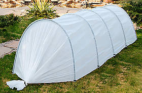 Парник 10 м. Щільність 42г/м2. "Пролісок" дачний з агроволокна на дугах Парник арочний для висадки рослин