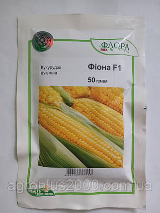 Насіння Кукурудза цукрова Фіона F1, 50 грам МНАГОР Агропак, фото 1