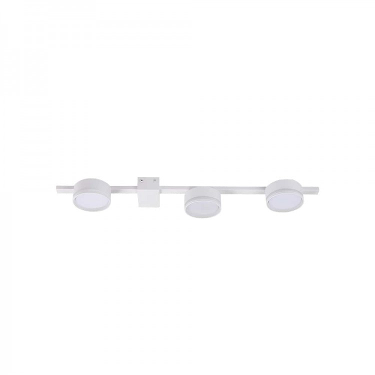 Люстра ML483-3 бiла Ardero на 3 лампи GX53 (стельовий світильник під змінні LED лампи) 600*103*64 мм, фото 1