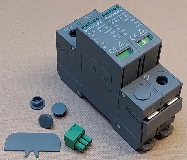 Обмежувач перенапруги (ПЗІП) DC SUNTREE SUP2-PV 2P 600V, Imax:40KA, фото 1