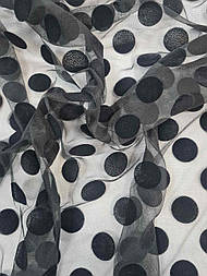 Сітка у великий Горох Біла