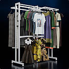 Стійка "ETOILE-250" -v3. Рейл із перфорацією для одягу, вішало торгове для бутіка, фото 3