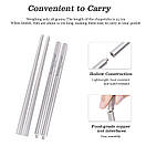 Палички для їжі суші та лапші титанові складні 230 мм. Boundles Voyage., фото 7