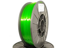 Філамент PetG (Copet) напівпрозорий зелений 1,75 mm 0,75 кг