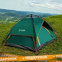 Туристичний намет 2×2.3 (м) кемпінговий автоматичний двомісний з чохлом для походу водонепроникний