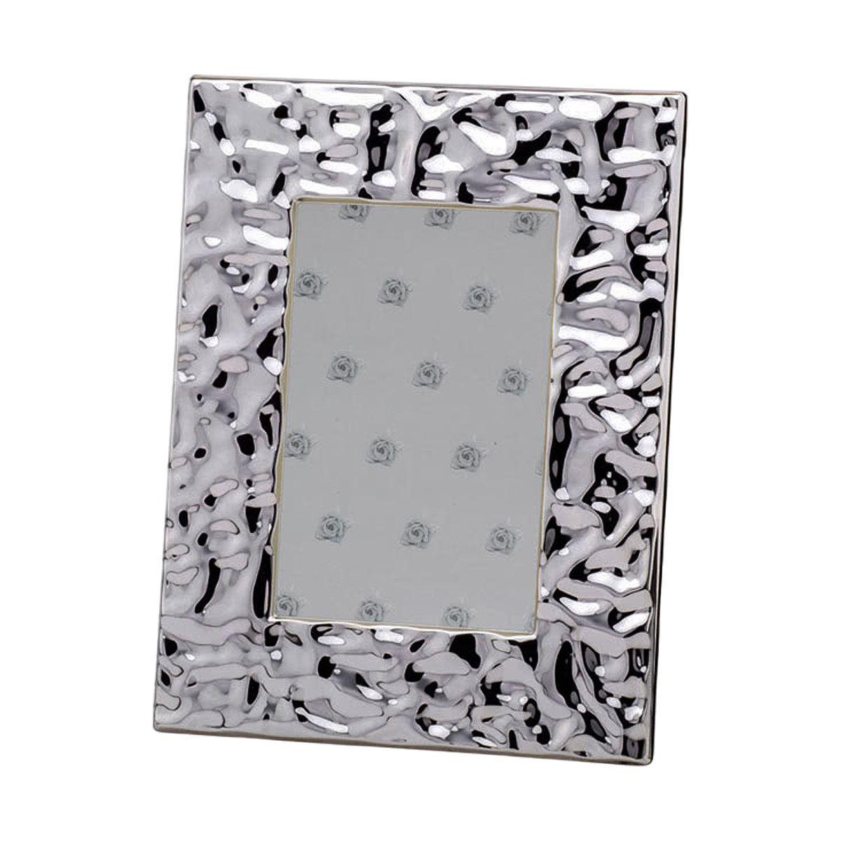 Рамка для фото прямокутної форми з металу з декором H. B. Kollektion 10х15 см, фото 1
