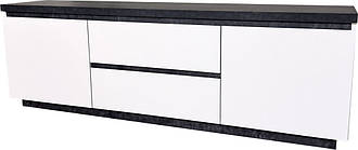 Тумба ТВ Мія 2д2ш 166 Німфея Альба / Бетон темний Світ Меблів