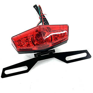 Задній ліхтар стоп сигнал квадроцикла мотоцикла ATV із кріпленням номерного знака