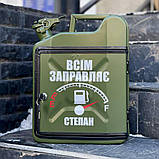 Каністра бар 10 л у зеленому кольорі, на подарунок, фото 6