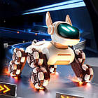 Трюковий робот собака на пульті управління, USB, DWI Robot / Іграшка робот пес / Інтерактивна собака робот, фото 2