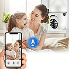 Wifi камера відеоспостереження в патрон, Tuya Smart Camera / Поворотна IP відеокамера для дому / Вайфай камера, фото 5