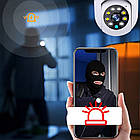 Wifi камера відеоспостереження в патрон, Tuya Smart Camera / Поворотна IP відеокамера для дому / Вайфай камера, фото 8