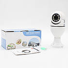 Wifi камера відеоспостереження в патрон, Tuya Smart Camera / Поворотна IP відеокамера для дому / Вайфай камера, фото 11