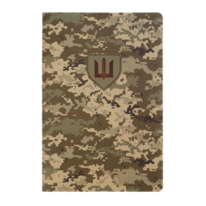 Блокнот А5 64л клітинка MILITARY з малюнком 643872