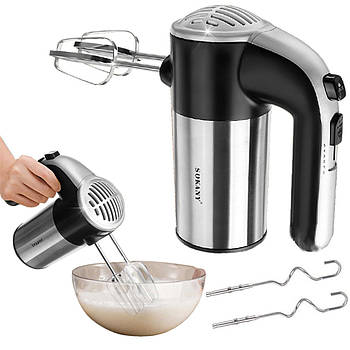 Міксер ручний 5 швидкостей, 800Вт, від мережі, Sokany LH-952 / Електричний міксер / Електроміксер для кухні