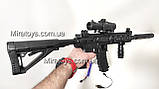 Дитячий автомат на Орбіз М416 Rifle Black 82 см, АКБ 7.4V, приціл, глушник, рукоятка, фото 8