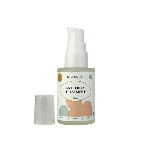 Тритмент для волосся MODAY Anti-Frizz Treatment Mandarin woods для додаткового блиску та термозахисту 30 мл
