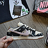 Чоловічі кросівки Nike SB Dunk Low Travis Scott Cactus Найк Данк Лоу Тревіс Скотт Кактус Джек низькі бежеві, фото 4