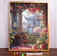 Набір для вишивки хрестом Квітучий балкон