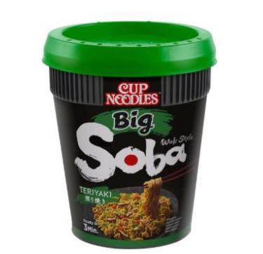 Локшина швидкого приготування в стакані Teriyaki Big Soba Wok Style NISSIN 113 г