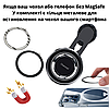 Магнітний автотримач для телефону MagSafe в дефлектор вентиляції Універсальний автомобільний тримач Charome, фото 4