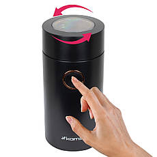 Кавомолка роторна електрична 150 Вт з імпульсним режимом Kamille KM-6731