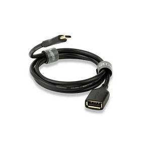 QED Connect Usb C(M)-A(F) 0.15m