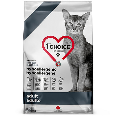 Сухий гіпоалергенний корм для котів 1st Choice (Фест Чойс) Hypoallergic з качкою 4.54 кг