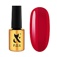 Гель-лак F.O.X Lipstick Collection 006 Fiery Ruby елегантний рубіновий 7 мл