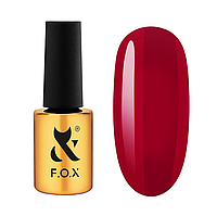 Гель-лак F.O.X Lipstick Collection 007 Sangria насичений винний 7 мл